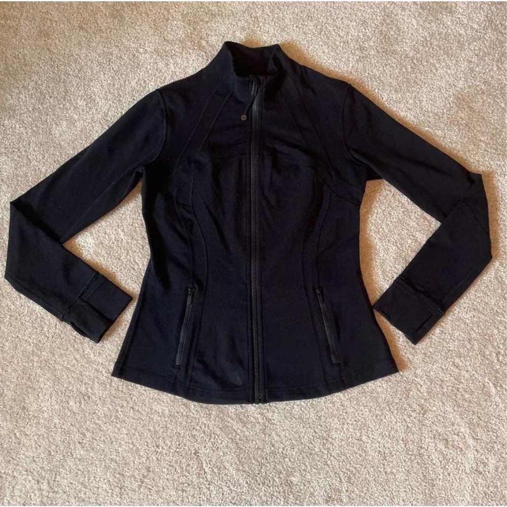 SOLD- Lululemon Black Define Jacket Women Size 10 Luon - Picture 1 of 10